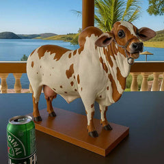 🐂🥃Kézzel készített Bull italadagoló - Otthoni bár asztaldísz