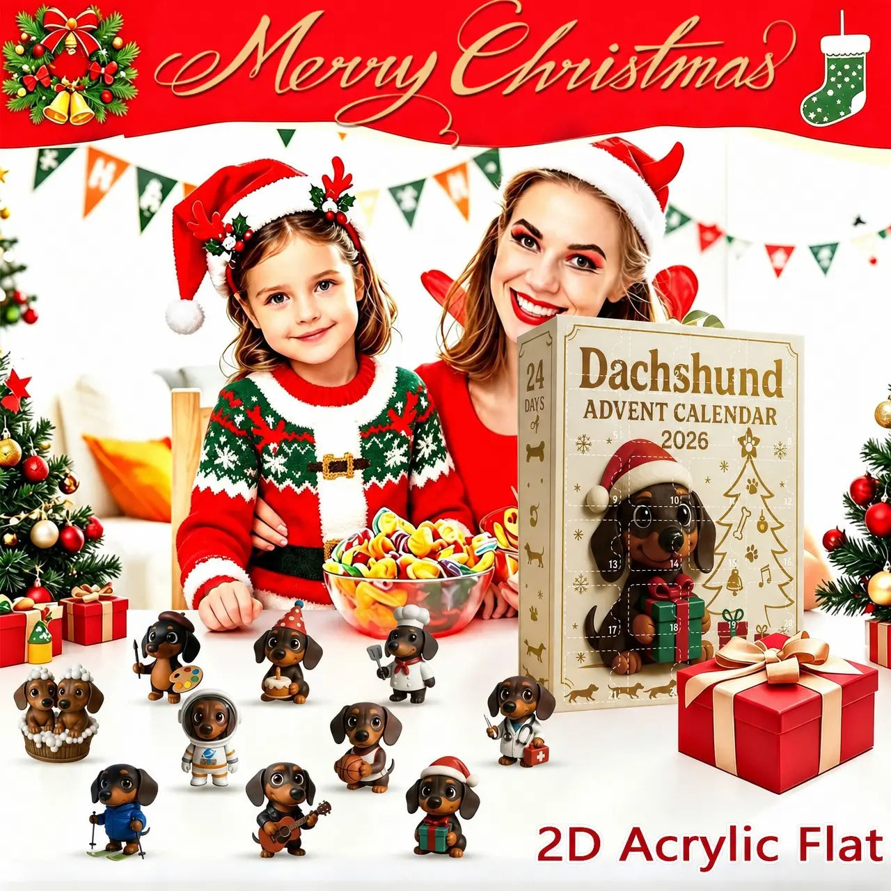 [Caja de 24 piezas] Solo 28 € 🎁🎁 Más adornos y regalos de Navidad 2026 aptos para estores enrollables.