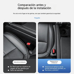 🚗 ¡Adiós a los huecos! Tiras Acolchadas para Asientos de Coche con Almacenamiento