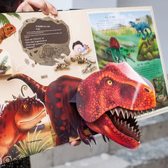 Libro de dinosaurios 3D🦖Explora el asombroso mundo de los dinosaurios