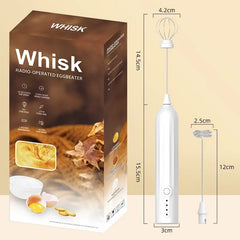 🔥50% de descuento🔥☕ Espumador de leche eléctrico, 2 cabezales diferentes, 3 velocidades ajustables. ✨✨