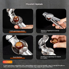 Gesztenye színű nyitó klipsz, könnyedén nyitható egyetlen érintéssel anélkül, hogy megsérülne a kezed!