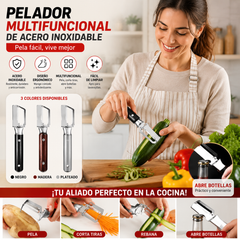 💥Compra uno y llévate otro gratis💥🔪Pelador multifuncional de acero inoxidable🧅