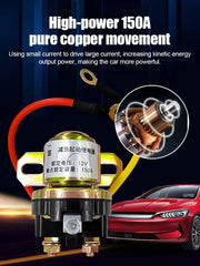 🚜 Relé de Arranque 12 V/24 V para Automóviles y Vehículos Agrícolas ⚡