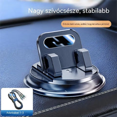 🎯 50% KEDVEZMÉNY MINDENRE! Forgatható telefontartó – Biztonságos műszerfalra rögzítés, nagy tapadású gumi 🧭🔄 【Minőség garantált】