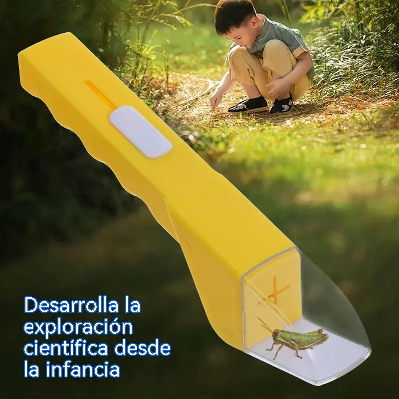 🦋2 artículos por 26 euros🐞Atrapainsectos infantil con lupa 6X: herramienta de observación de insectos para la exploración al aire libre.🔎🔎