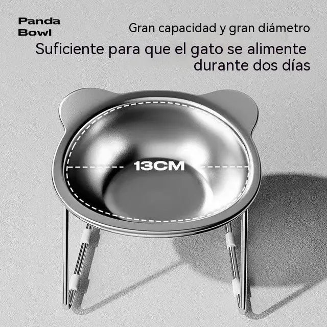 🐶✨ Comedero Ergonómico de Acero para Perros — 15° para Comer Más Cómodamente
