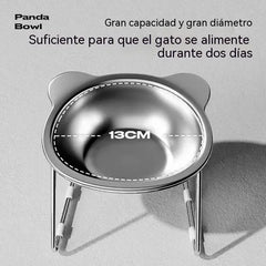 🐶✨ Comedero Ergonómico de Acero para Perros — 15° para Comer Más Cómodamente