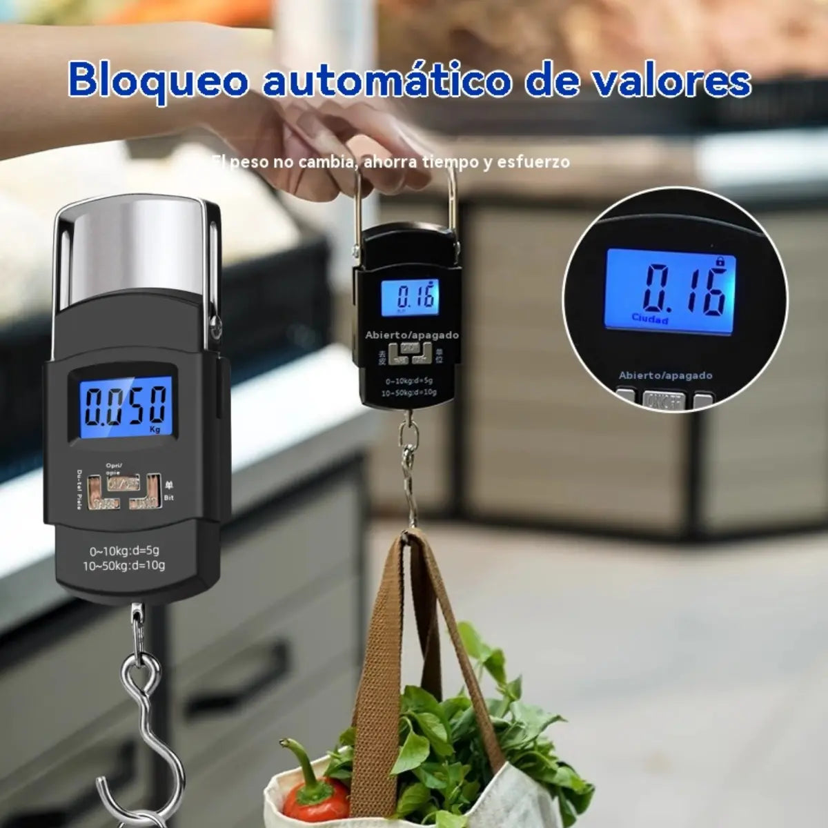 🔥Báscula electrónica portátil con escala precisa