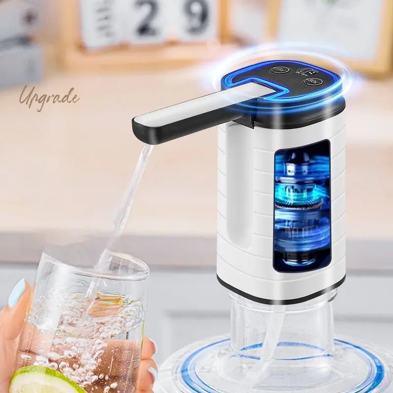🥳50% de descuento🔥🚰Dispensador de agua plegable con bomba purificadora