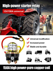 🚜 Relé de Arranque 12 V/24 V para Automóviles y Vehículos Agrícolas ⚡