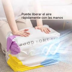 🧳【Juego de 5 piezas 29 euros】💨 Bolsa de almacenamiento al vacío grande y compresible: no requiere bomba, es a prueba de fugas e ideal para ahorrar espacio en maletas y en casa ✈️