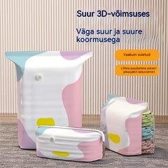 【5-osaline komplekt】 Suur, kokkusurutav vaakumkott: pumpa pole vaja, lekkekindel ja ideaalne ruumi kokkuhoiuks kohvrites ja kodus