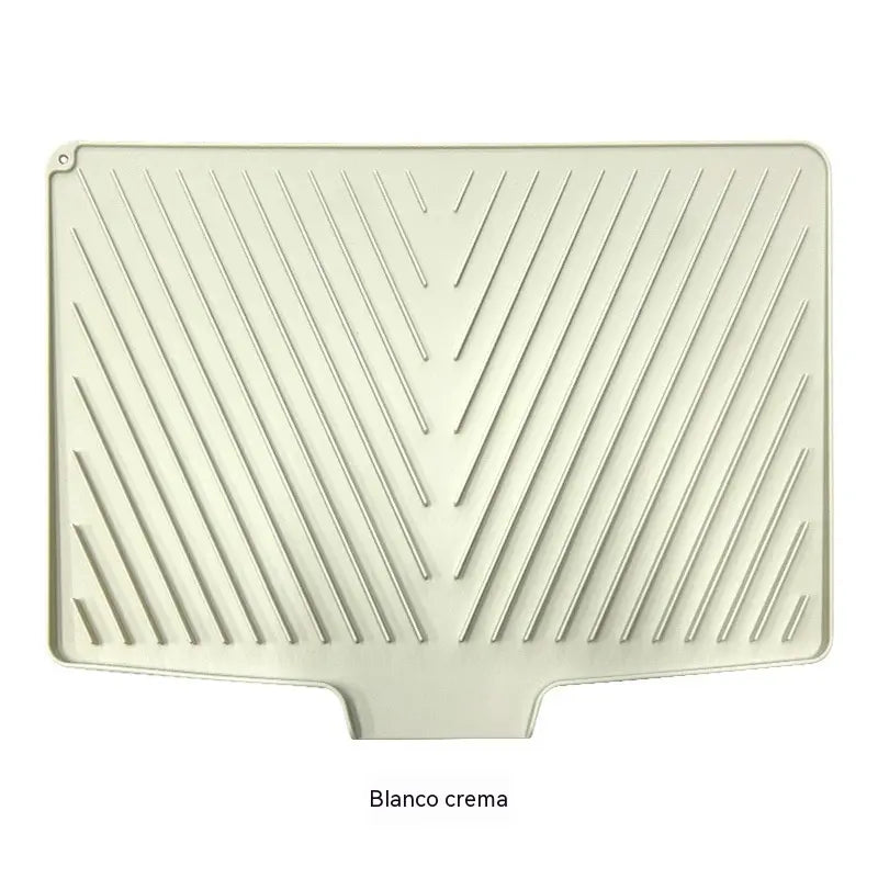 🍽️💧Alfombrilla escurridora de platos de cocina, alfombrilla de secado de silicona