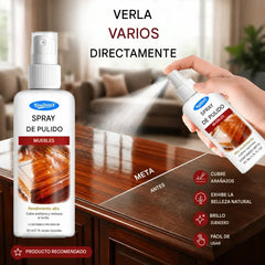 【Compra 1 y llévate 1 gratis】🪑 ✨ El abrillantador de muebles de alto brillo renueva la madera y el vinilo en segundos.