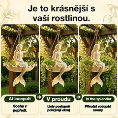 ✨ Proměňte svou zahradu v pohádku! Dekorativní závěsný květináč s uměleckým pohádkovým designem! 🌸🧚‍♀️