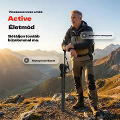 ✨2 az 1-ben összecsukható sétabot székkel, a mankók leesésgátlóak, összecsukhatóak és hordozhatóak✅