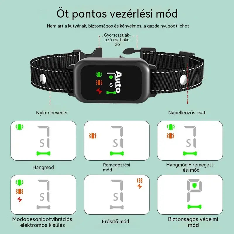 🥳50% KEDVEZMÉNY🐶 Okos Ugatásgátló Nyakörv Kutyáknak