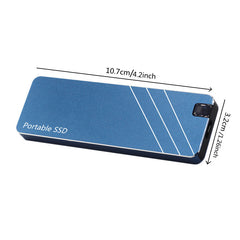 📣【SSD externo pequeño】💫Alta velocidad de transferencia, diseño compacto, ligero, resistente a golpes, estable