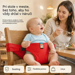 👶 Nepostrádateľný produkt na kŕmenie detí na cestách! Bezpečnostný pás pre prenosnú detskú stoličku, pripravený na použitie jedným kliknutím, s ochranou proti pádu! ✨🎒