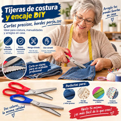 ✂️✨ Tijeras de costura y encaje DIY 🧵💖 Corte preciso y fácil en todo momento, ayudándote a crear tus propias obras maestras 🎀🌟