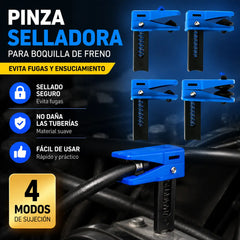 🚗Juego de 4 🔧 Clips Antifugas para Líneas de Freno｜Repara sin Derrames y Mantén tu Taller Limpio 🔧