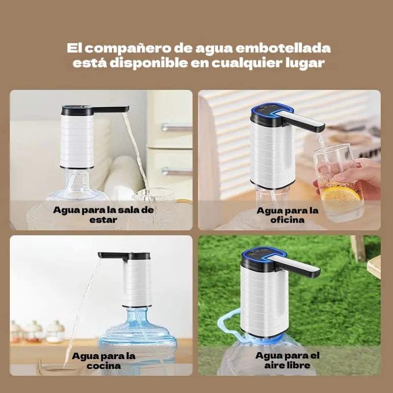 🥳50% de descuento🔥🚰Dispensador de agua plegable con bomba purificadora