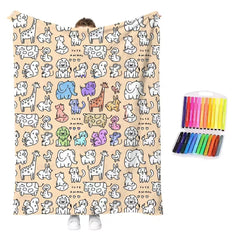 🎨Set de colorear creativo con manta cómoda