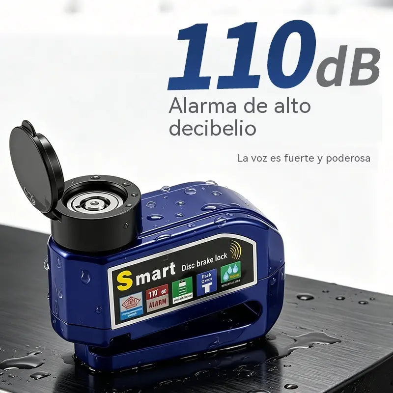 📢📢 ¡40% DE DESCUENTO! ⏰ Candado de freno de disco resistente al agua con sistema de alarma