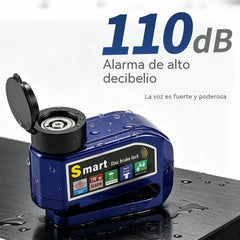 📢📢 ¡40% DE DESCUENTO! ⏰ Candado de freno de disco resistente al agua con sistema de alarma