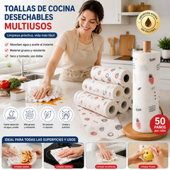 🧼🌿Paños de cocina reutilizables que se pueden usar tanto en seco como en húmedo: ideales para el uso diario, ahorrando dinero y siendo respetuosos con el medio ambiente.