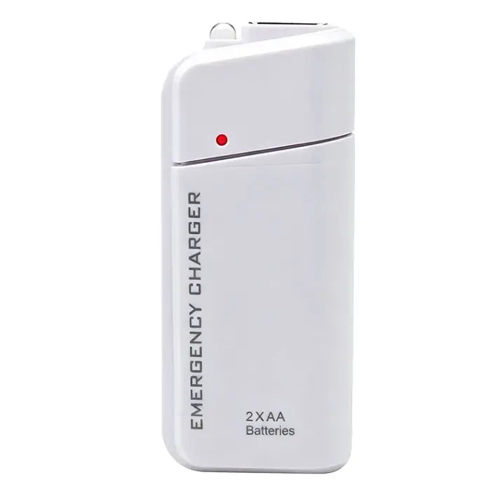 🔋💡【Batería no incluida】Batería externa portátil de emergencia: ¡No te preocupes más por quedarte sin batería! También incluye una linterna LED para usar durante los cortes de luz.🆘🔦