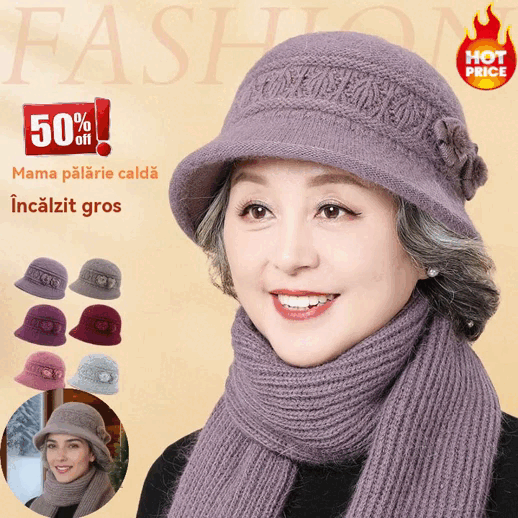 🧶 Compañero cálido en invierno: gorro de lana de punto cálido