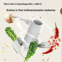 🔥 50 % popust! 🔥 🥩⚡ Električni mlinček za meso velike zmogljivosti: zmogljiv, hiter in enostaven za uporabo | Idealen za domače kuhinje in domače obroke 🍔🌮