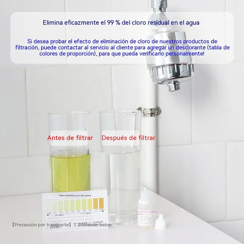 🚿Set de ducha 2 piezas (filtro + rociador superior)✨ Renueva Tu Ducha con 5 Modos de Agua