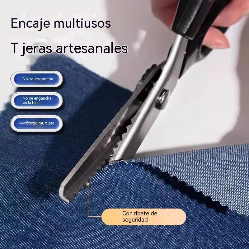 ✂️【Compra 1 y llévate 1 gratis】 🧵 Corta varias capas sin fatiga en las manos: tijeras de zig-zag de acero inoxidable de alta calidad. Diseño ergonómico con empuñadura suave. Envío gratuito al Reino Unido.