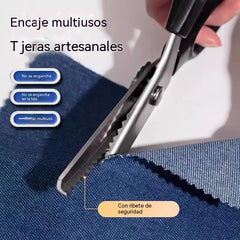 ✂️【Compra 1 y llévate 1 gratis】 🧵 Corta varias capas sin fatiga en las manos: tijeras de zig-zag de acero inoxidable de alta calidad. Diseño ergonómico con empuñadura suave. Envío gratuito al Reino Unido.