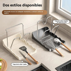 🔥 ¡50 % DE DESCUENTO! 🏠Tapa multifuncional para ollas y soporte para tablas de cortar