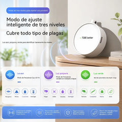 🔥【2 piezas 26 euros】🐦 Repelente de pájaros ultrasónico portátil | Ahuyentador automático para palomas, ideal para balcones, jardines y exteriores