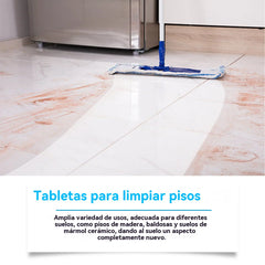 ✨【50%OFF】 Pastillas Efervescentes para Limpieza de Pisos – Brillo Instantáneo sin Esfuerzo