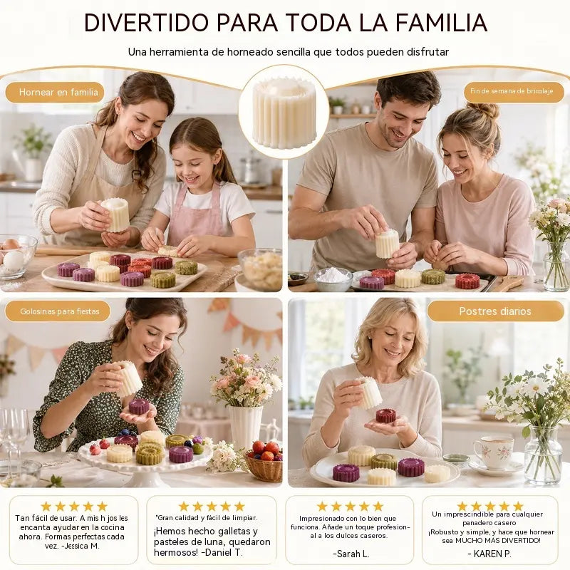 🥟✨ Molde de Doble Cara para Repostería – ¡Crea Bonitos Relieves en Empanadas, Galletas y Dulces!
