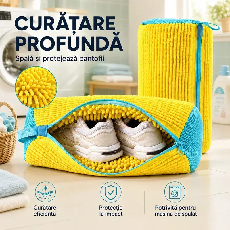 👟 Bolsa de Lavado para Zapatillas en Lavadora – Protección y Limpieza Fácil 🧺✨
