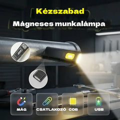 Kézhasználat nélküli mágneses munkalámpa 【Vásároljon 1-et, kapjon 1-et ingyen】