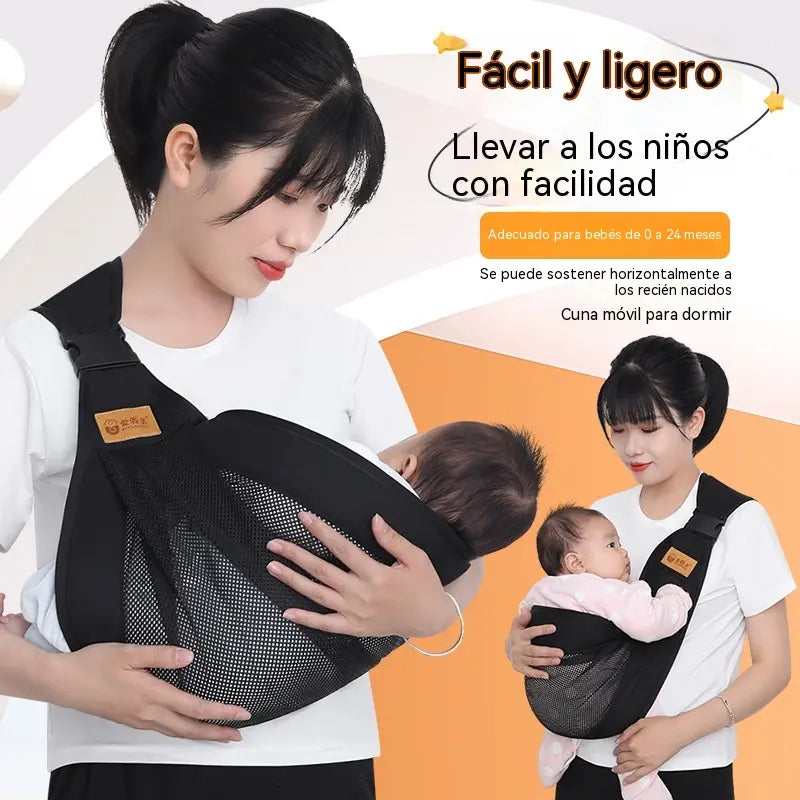 👶 Portabebés ligero y ergonómico | Perfecto para paseos y viajes ✈️