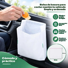 🚗 Bolsas Autoadhesivas para Basura y Organización del Coche