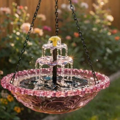 💧☀️ Fuente Solar para Jardín | Convierte tu Estanque en un Rincón de Ensueño 🐦