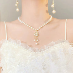 🧡Collar de perlas de clavícula con temperamento