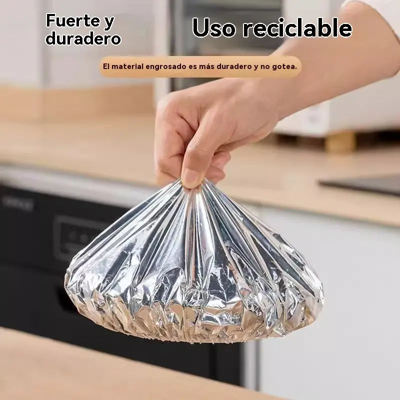 🔥50 piezas🔥 Cubiertas Térmicas para Alimentos 50Pzs | Reutilizables y Prácticas para Mantener tus Comidas Frescas 🍽️