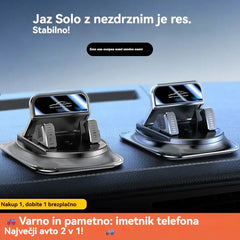 🔥【50 % POPUSTA】🚗 Varno in pametno: Vrhunsko držalo za telefon v avtomobilu 2 v 1! 🚗