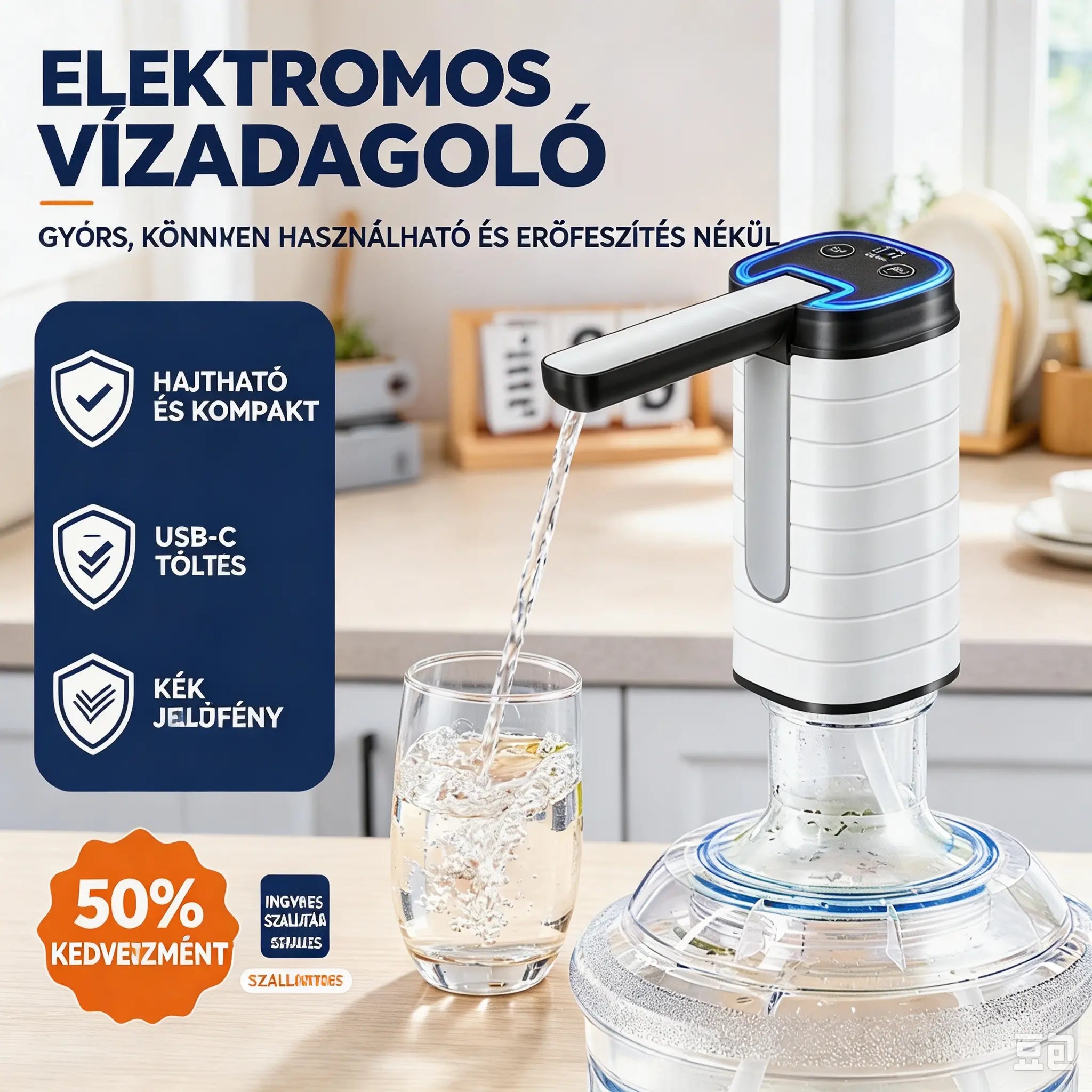 🥳50% kedvezmény🔥🚰Összecsukható vízadagoló tisztítópumpával